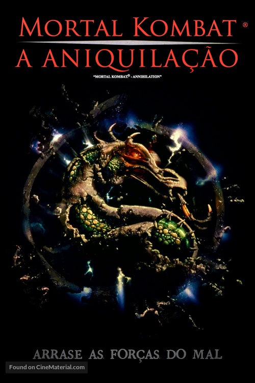 Mortal Kombat: Annihilation - Brazilian DVD movie cover