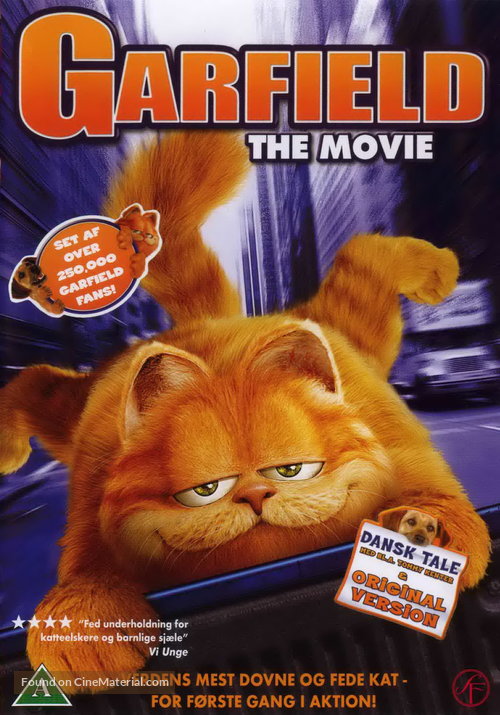 Garfield - Danish DVD movie cover