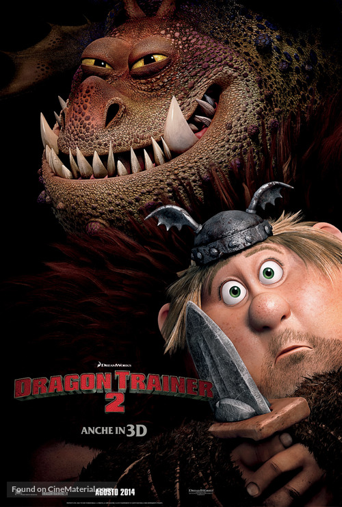 How to Train Your Dragon 2 - Italian Movie Poster