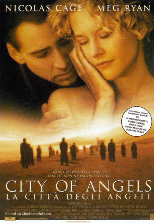 City Of Angels - Italian Movie Poster