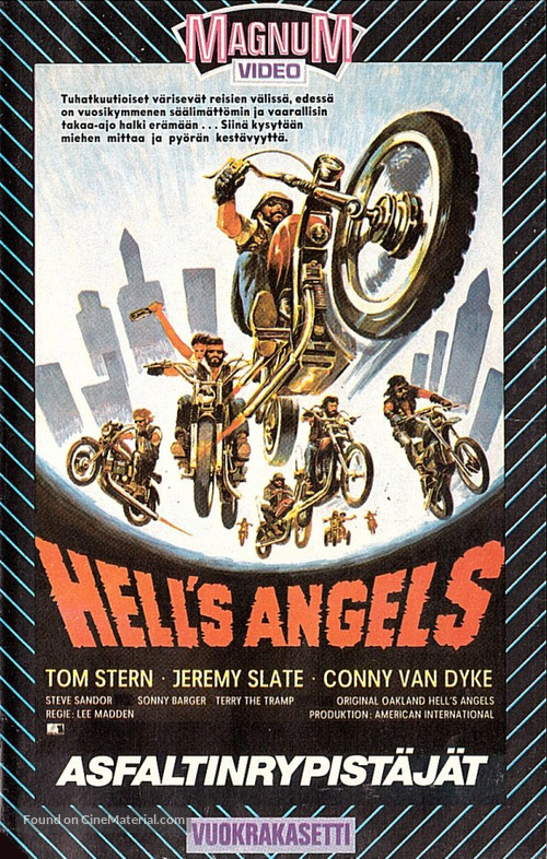 Hell&#039;s Angels &#039;69 - Finnish VHS movie cover