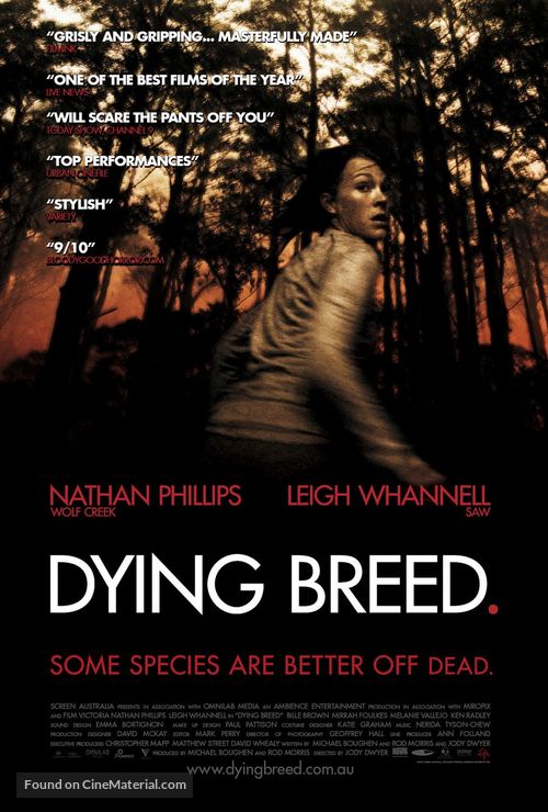 Dying Breed - Australian Movie Poster