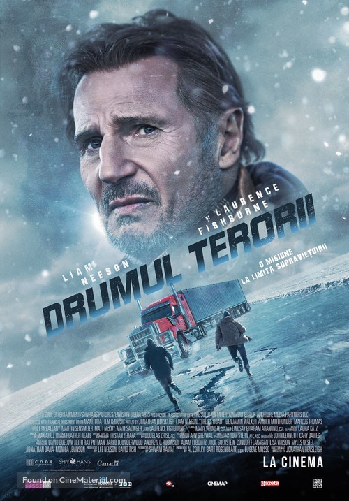 The Ice Road - Romanian Movie Poster