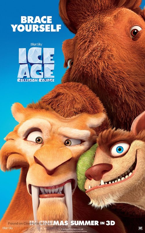 Ice Age: Collision Course - British Character movie poster