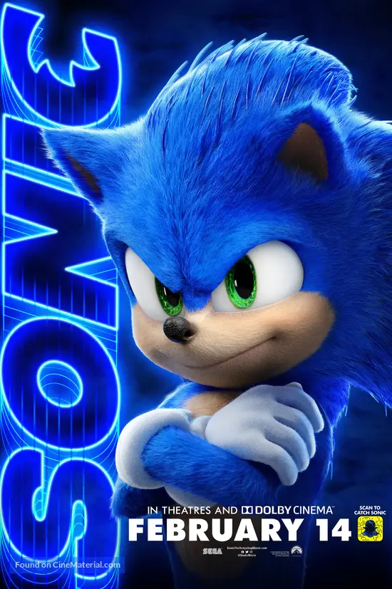 Sonic the Hedgehog - Movie Poster