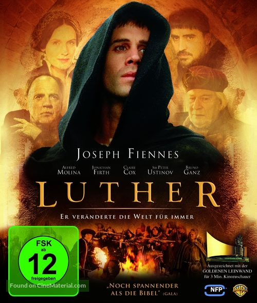 Luther - German Blu-Ray movie cover