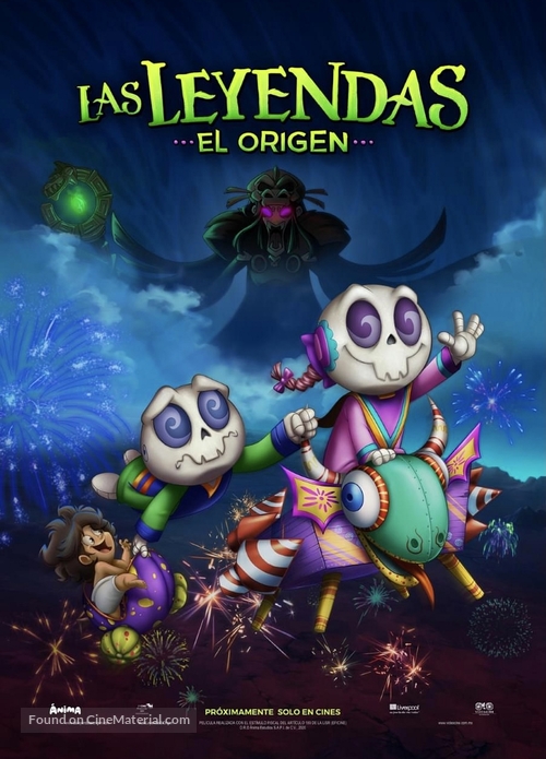 Las Leyendas: El Origen - Mexican Movie Poster