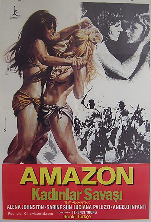 Le guerriere dal seno nudo - Turkish Movie Poster