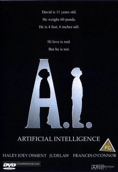 Artificial Intelligence: AI - British Movie Cover