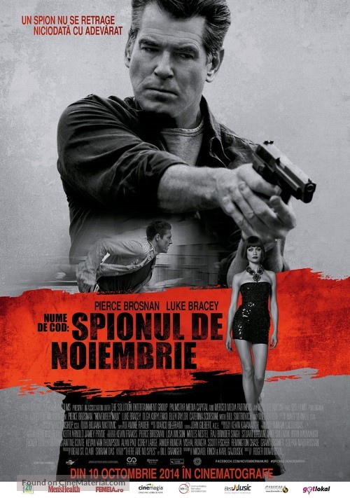 The November Man - Romanian Movie Poster
