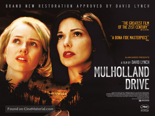Mulholland Dr. - British Re-release movie poster