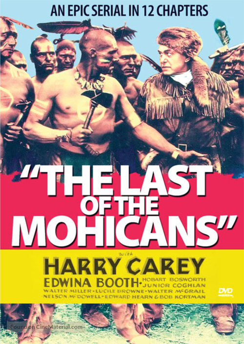 The Last of the Mohicans - DVD movie cover