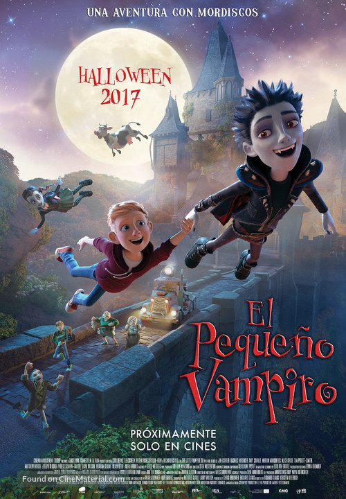 The Little Vampire 3D - Spanish Movie Poster