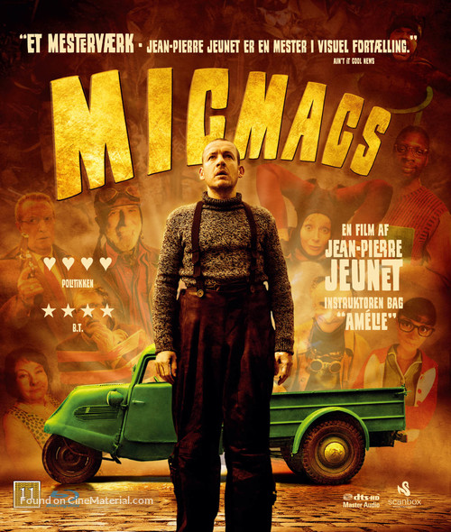 Micmacs &agrave; tire-larigot - Danish Blu-Ray movie cover