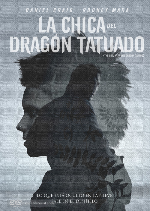 The Girl with the Dragon Tattoo - Mexican DVD movie cover