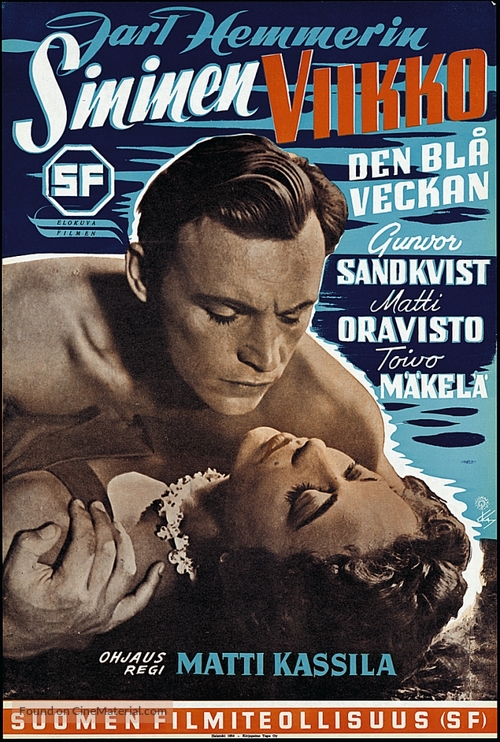 Sininen viikko - Finnish Movie Poster