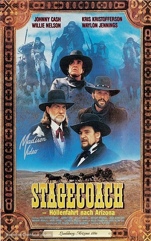 Stagecoach - German VHS movie cover