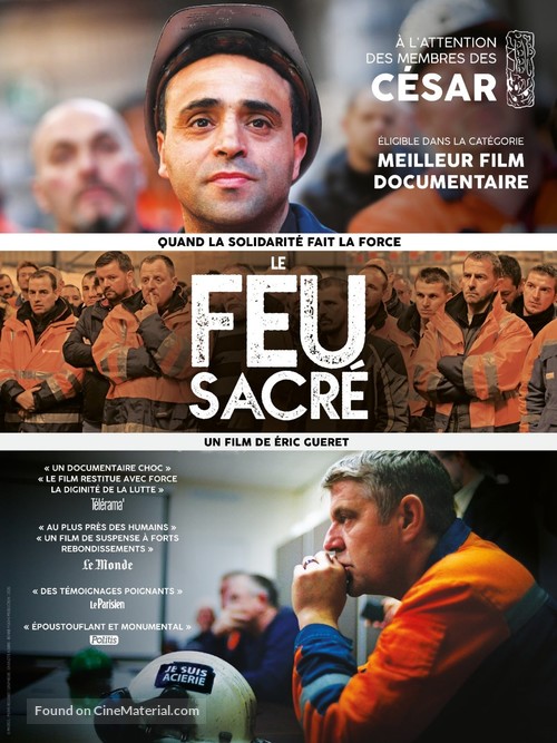 Le feu sacr&eacute; - French Movie Poster