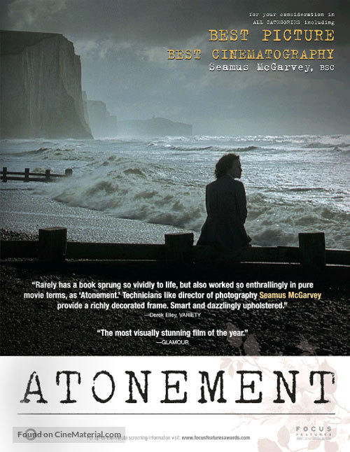 Atonement - For your consideration movie poster