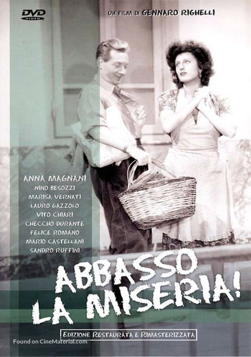 Abbasso la miseria! - Italian Movie Cover