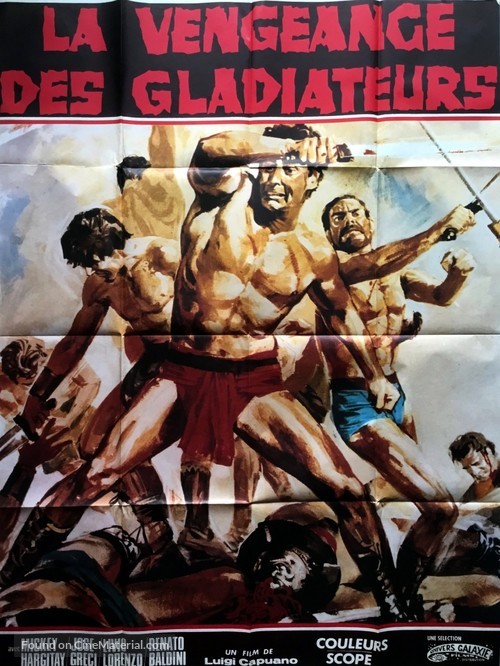 Vendetta dei gladiatori, La - French Movie Poster