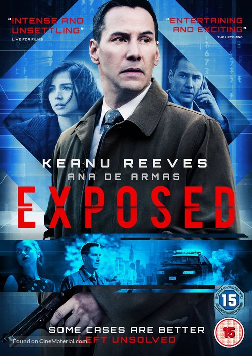 Exposed - British DVD movie cover