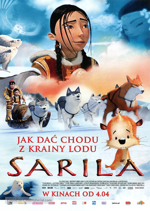The legend of Sarila/La l&eacute;gende de Sarila - Polish Movie Poster