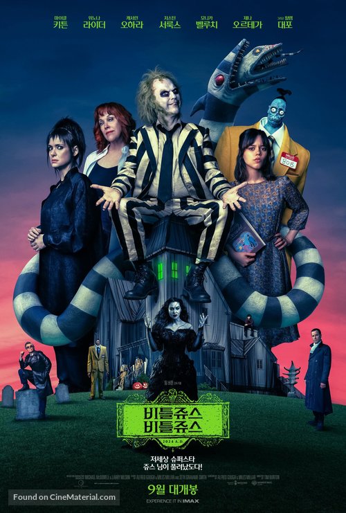 Beetlejuice Beetlejuice - South Korean Movie Poster