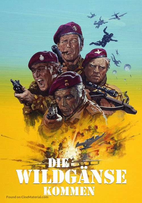 The Wild Geese - German DVD movie cover