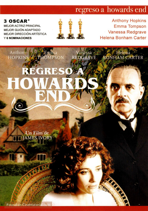 Howards End - Spanish DVD movie cover