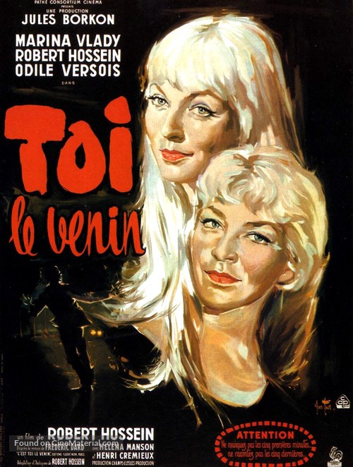 Toi... le venin - French Movie Poster
