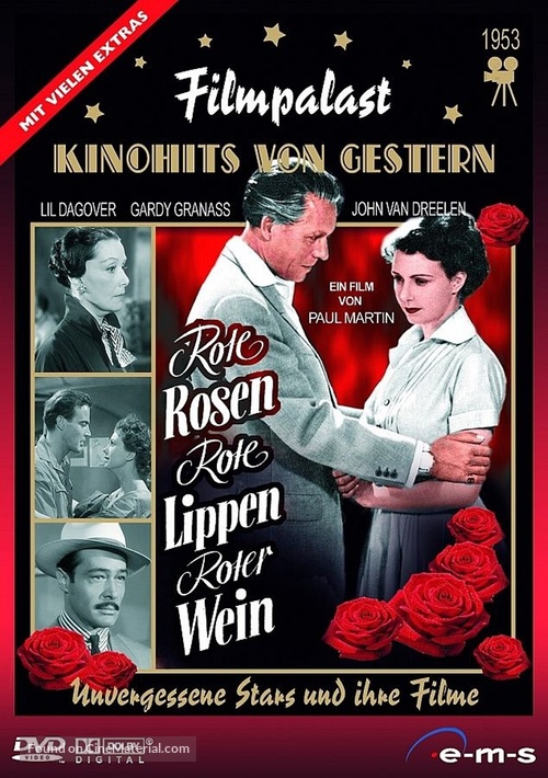 Rote Rosen, rote Lippen, roter Wein - German DVD movie cover