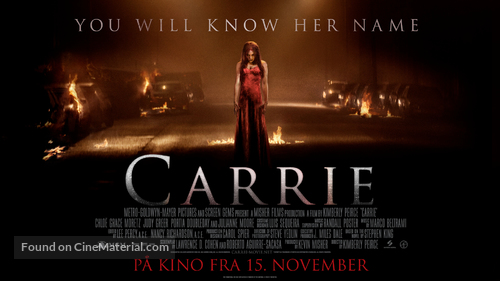 Carrie - Norwegian Movie Poster