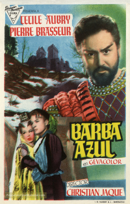Barbe-Bleue - Spanish Movie Poster