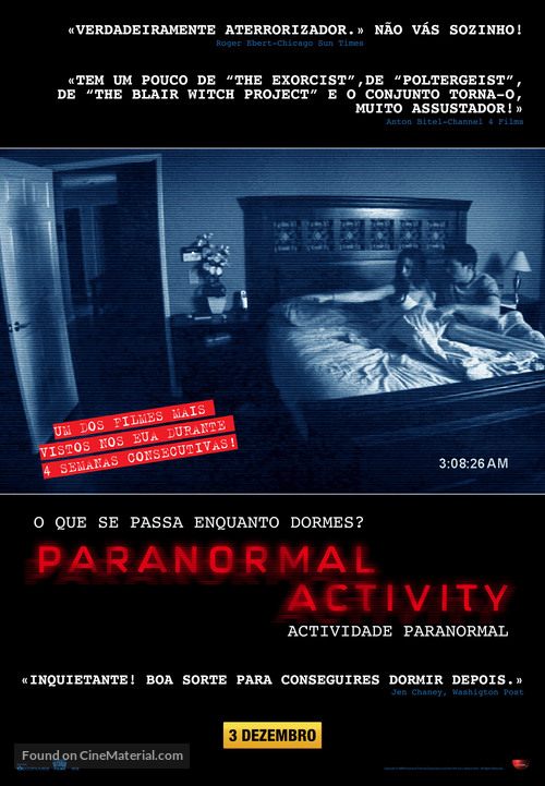 Paranormal Activity - Portuguese Movie Poster