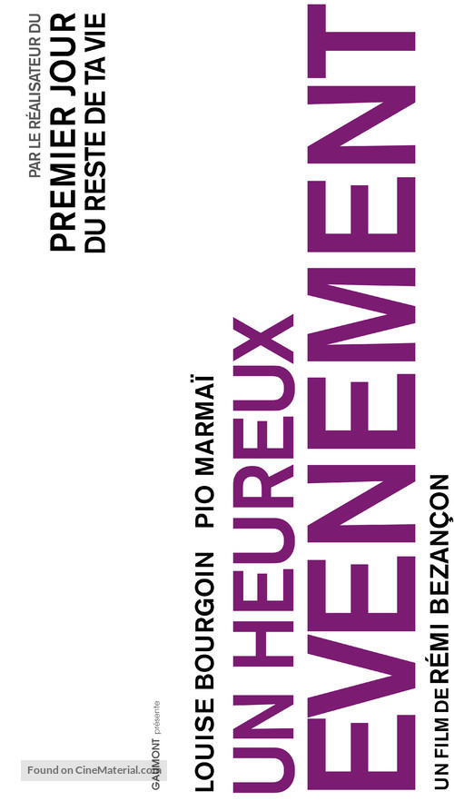 Un heureux &eacute;venement - French Logo
