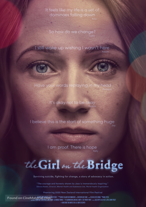 The Girl on the Bridge - New Zealand Movie Poster