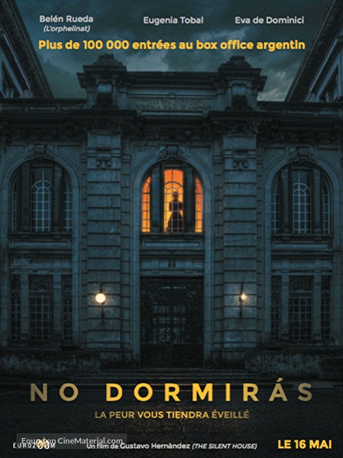 No dormir&aacute;s - French Movie Poster