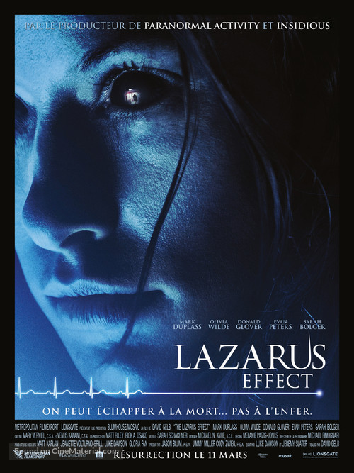 The Lazarus Effect - French Movie Poster