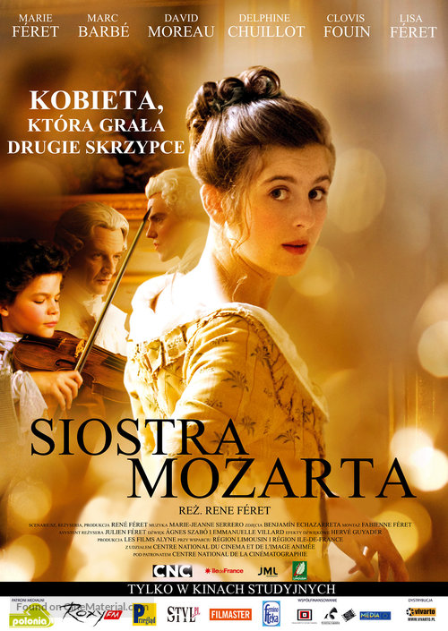 Nannerl, la soeur de Mozart - Polish Movie Poster