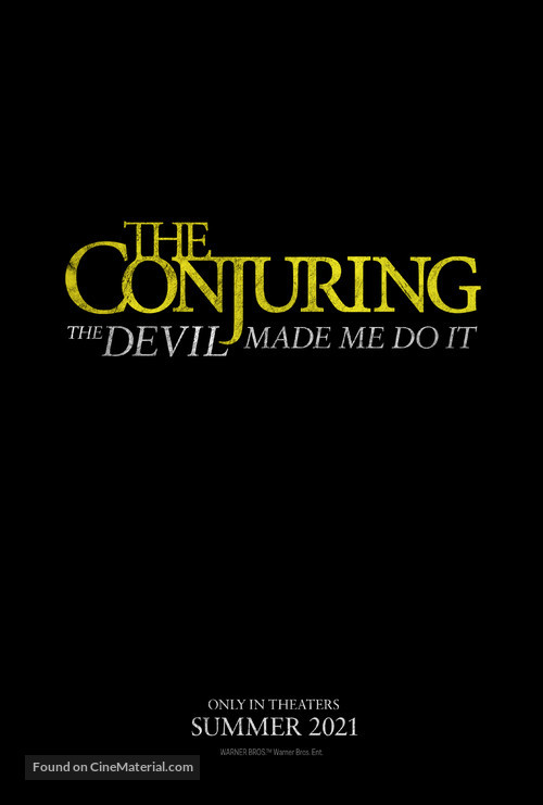 The Conjuring: The Devil Made Me Do It - Movie Poster