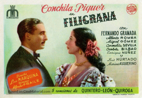 Filigrana - Spanish Movie Poster