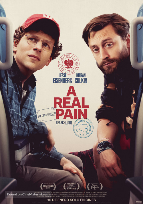 A Real Pain - Spanish Movie Poster