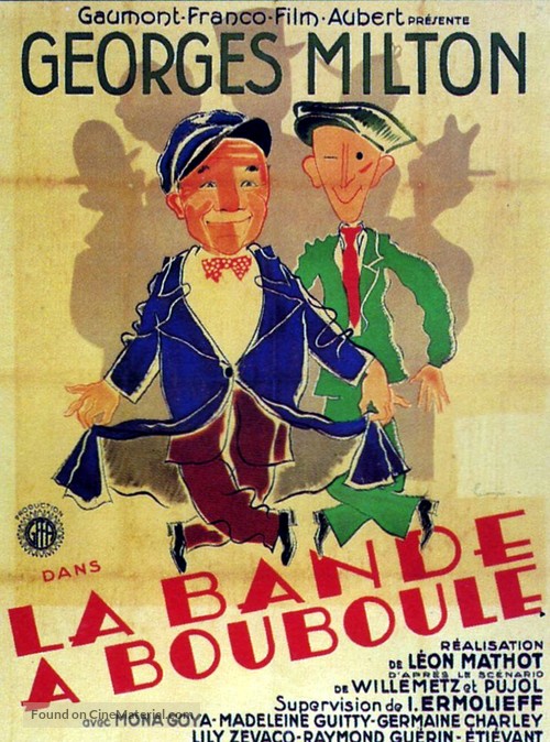 La bande &agrave; Bouboule - French Movie Poster