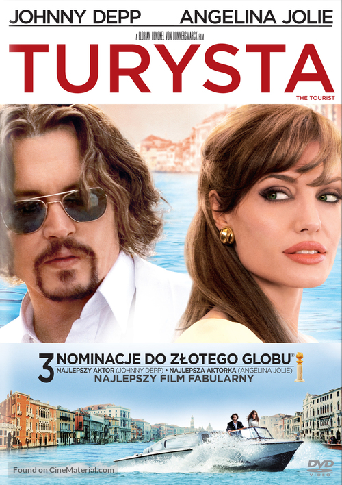 The Tourist - Polish DVD movie cover