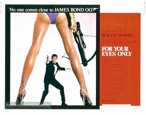 For Your Eyes Only - British Theatrical movie poster