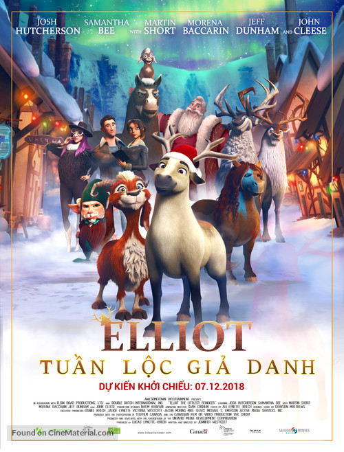 Elliot the Littlest Reindeer - Vietnamese Movie Poster