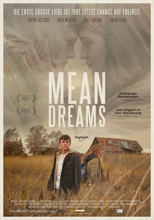 Mean Dreams - German Movie Poster
