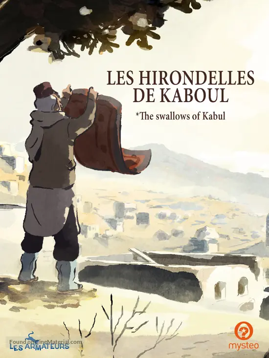 Les hirondelles de Kaboul - French Movie Poster