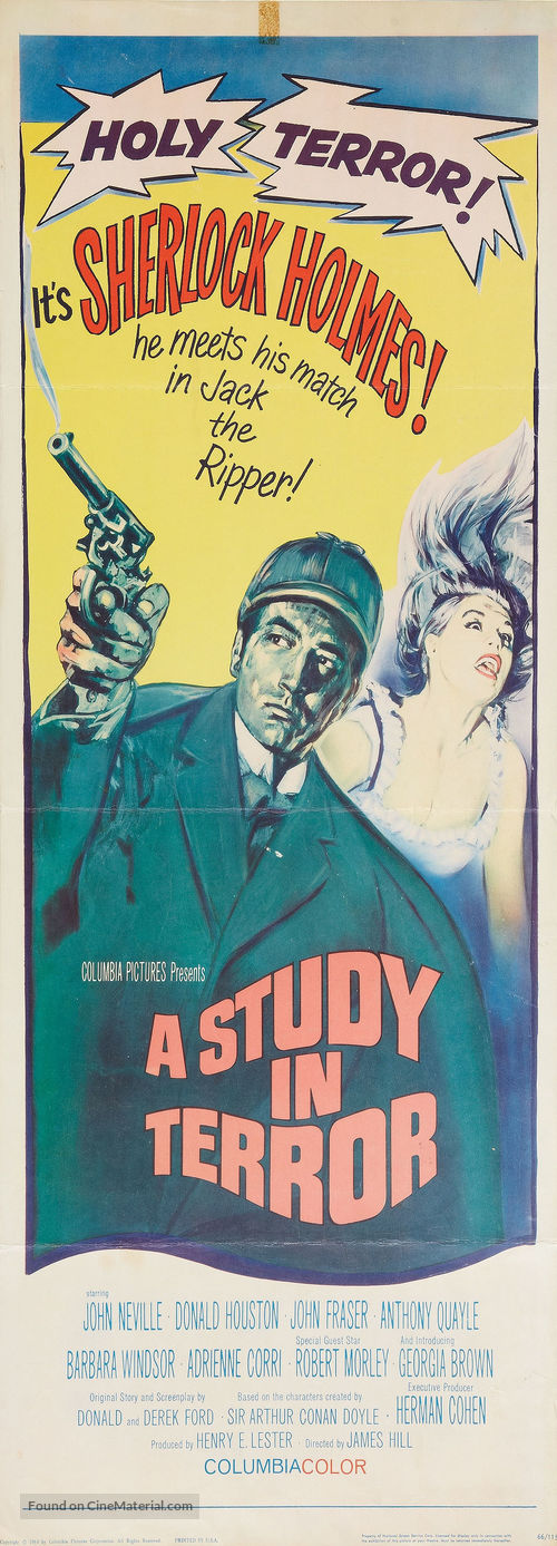 A Study in Terror - Movie Poster